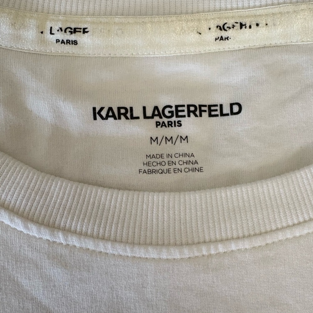 Karl Lagerfeld Iconic Karl & Choupette Emoji Sweatshirt Medium - Picture 6 of 8